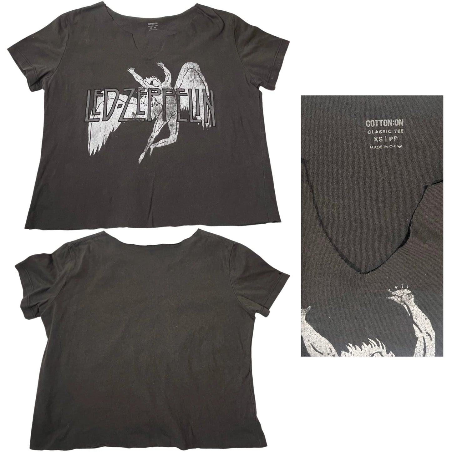 Black Led Zeppelin Tee