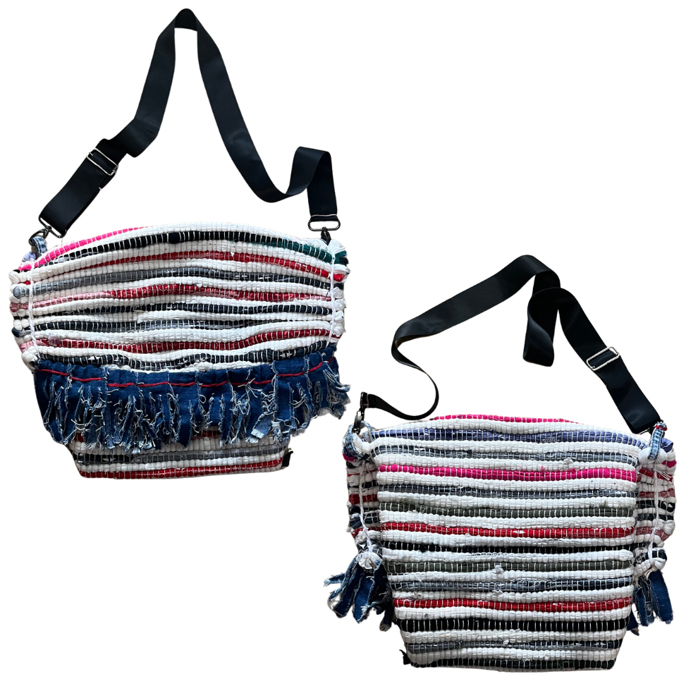 Hippie Frill Denim Bag