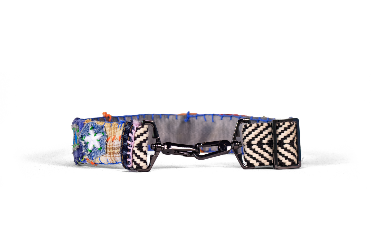 "Misbehaving" Rag-Rug Dog Collar