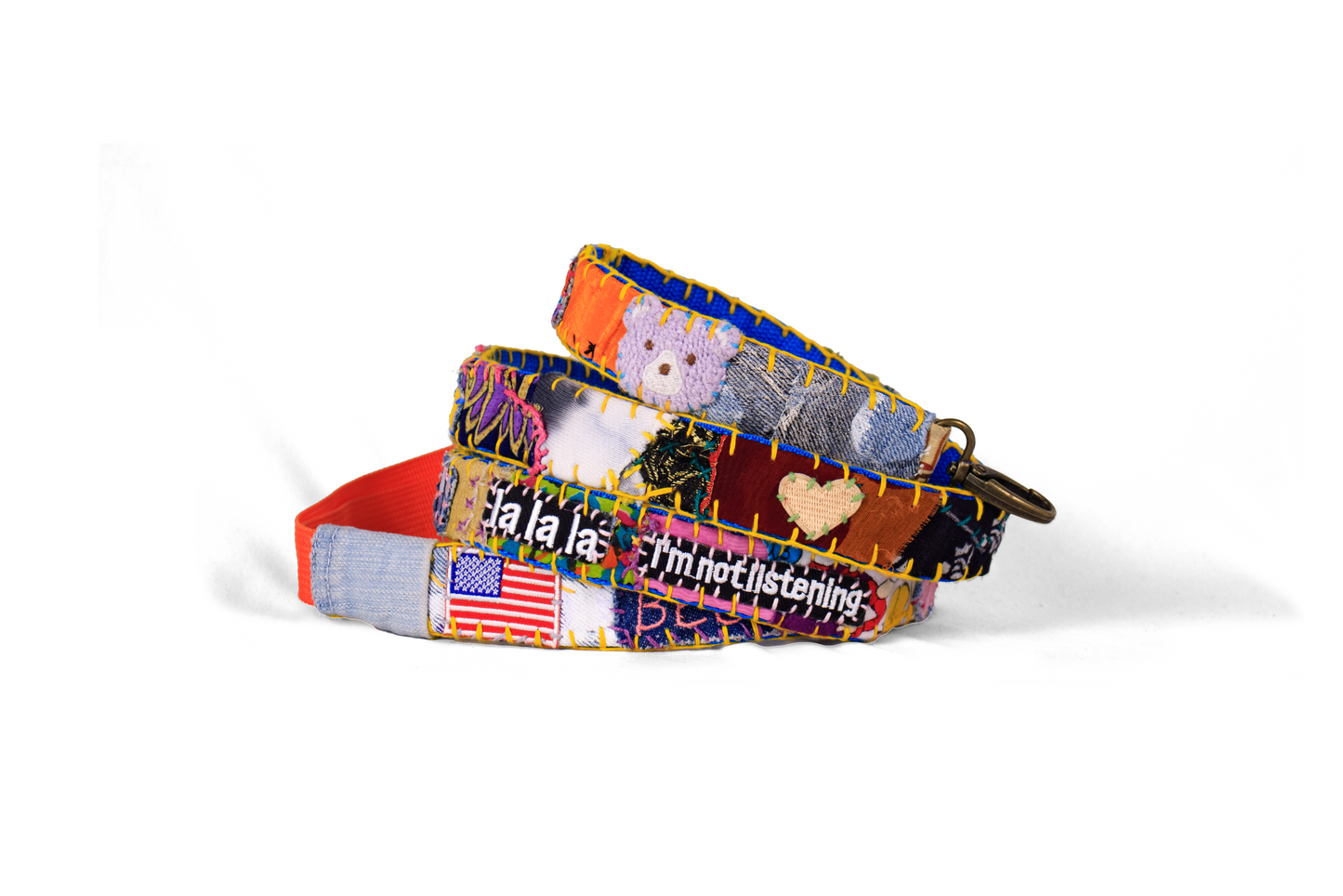"La, La, La, I'm Not Listening!" Rag-Rug Dog Leash