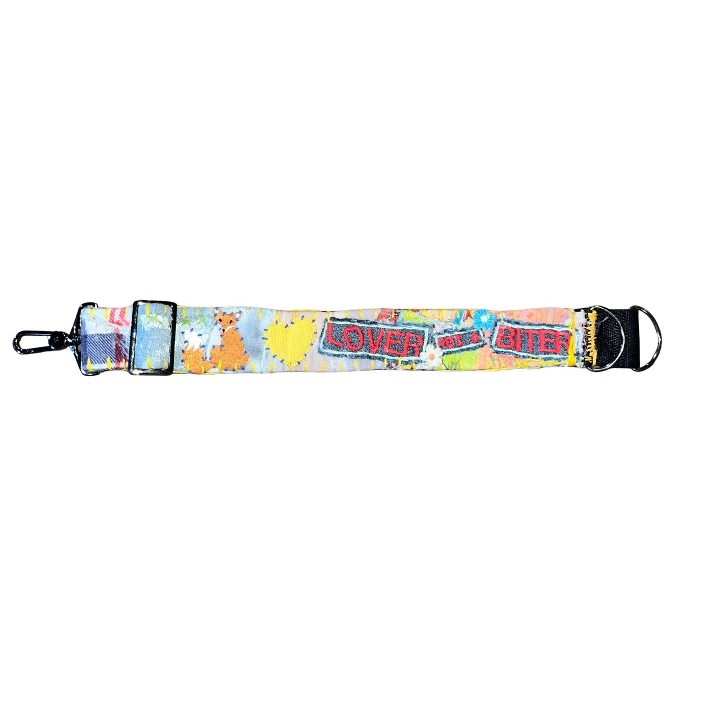 "Lover Not a Biter" Dog Collar