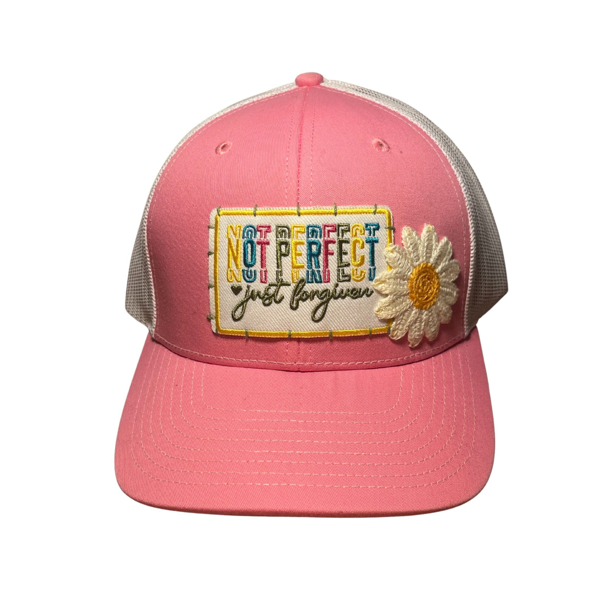"Not Perfect Just Forgiven" Trucker Hat