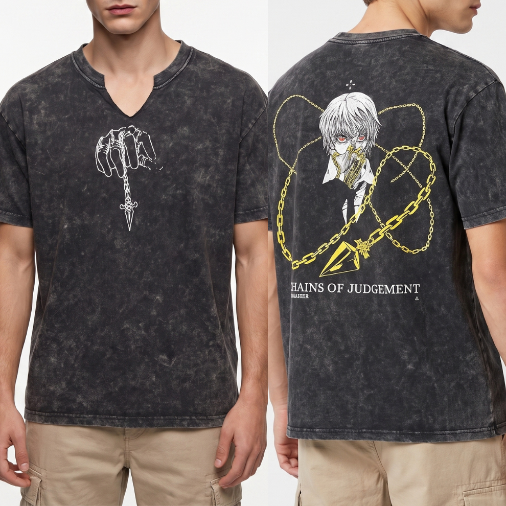 Upcycled/Remade Chains of Judgement Tee