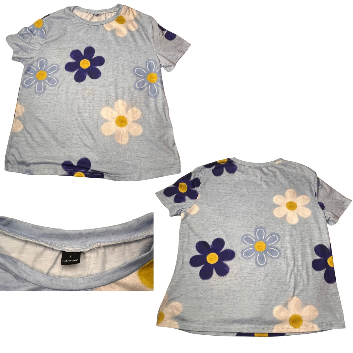 Blue Daisy Tee