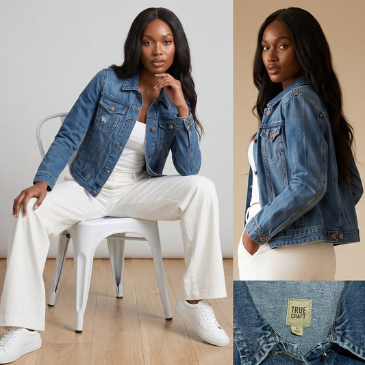Distressed Denim Jacket