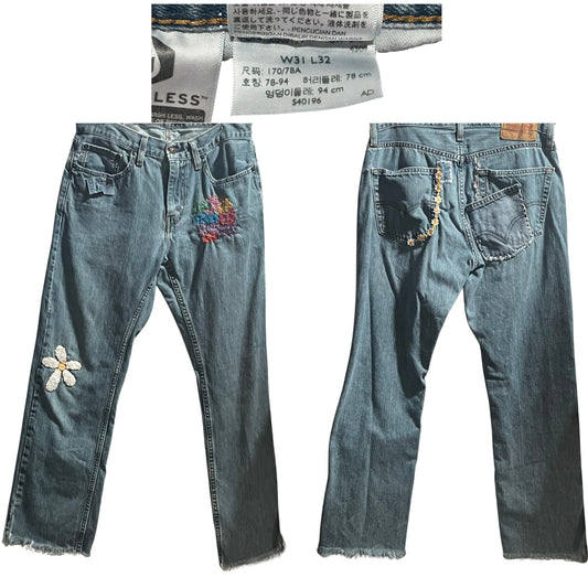 Embroidered Levi's Jeans
