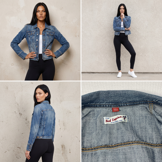Stonewashed Denim Jacket