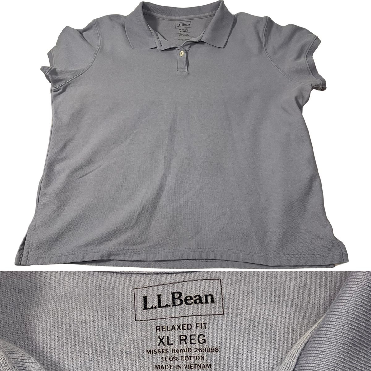 Ocean Blue L.L. Bean Polo