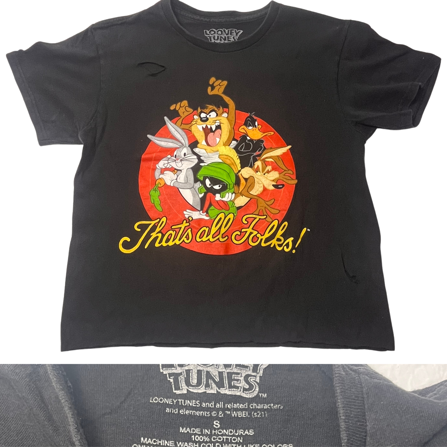 Looney Tunes Black Tee
