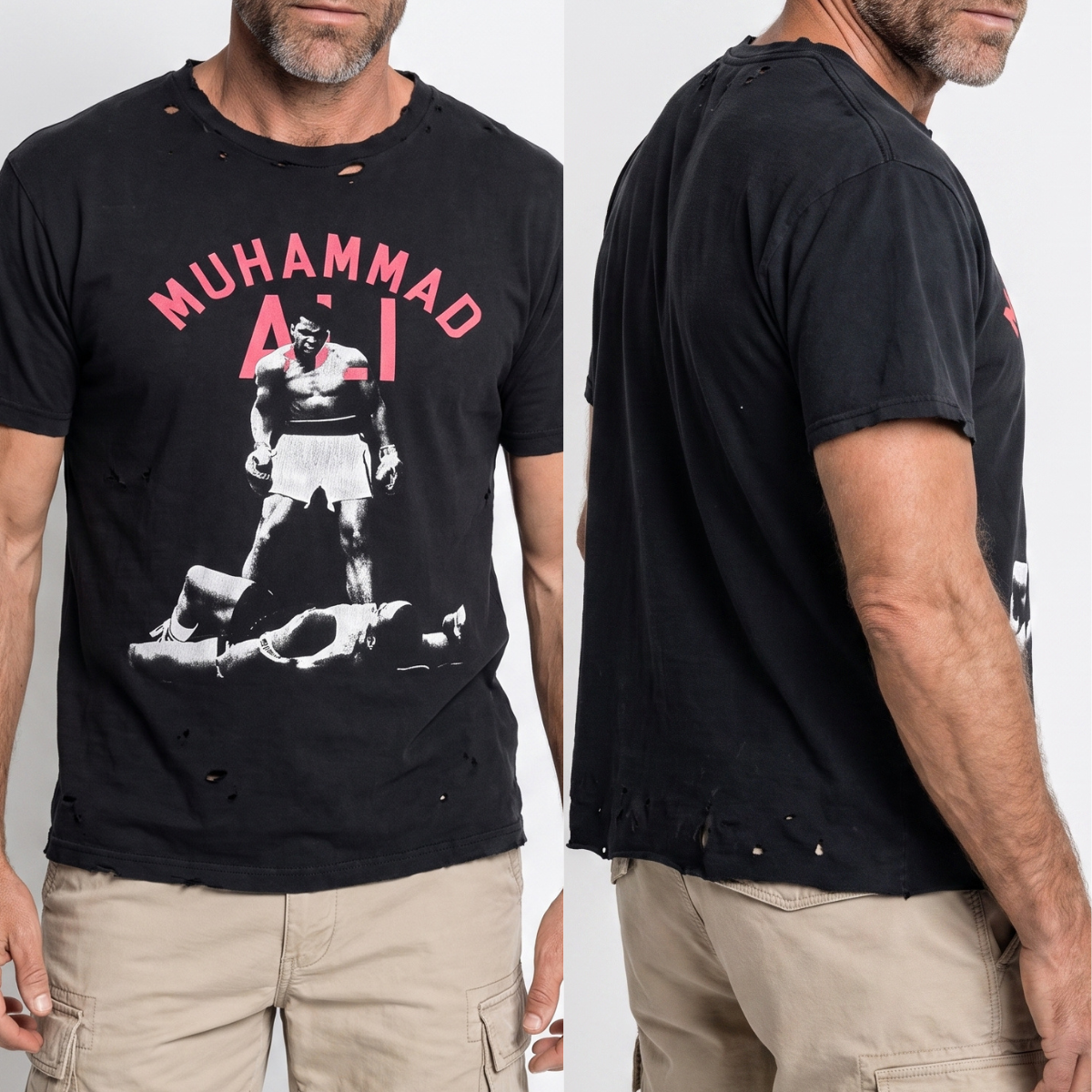 Upcycled Muhammad Ali Tee