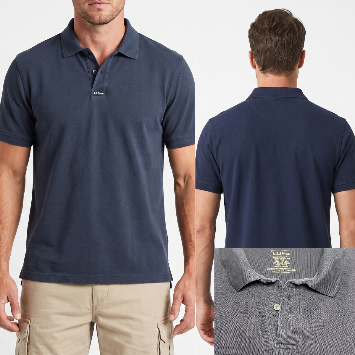 Navy LL Bean Polo Type Shirt