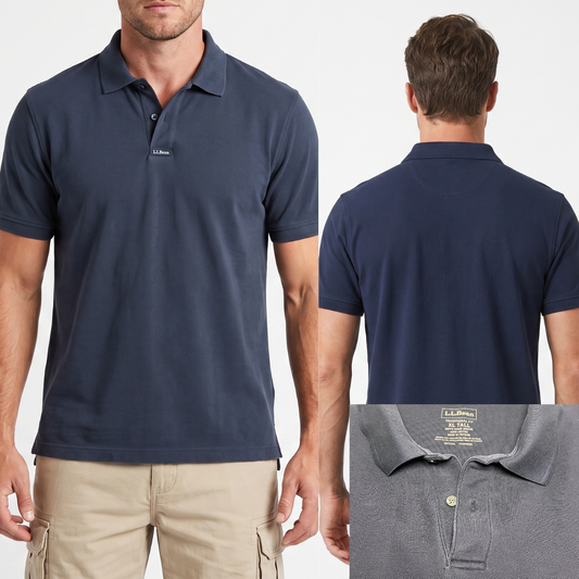 Navy LL Bean Polo Type Shirt
