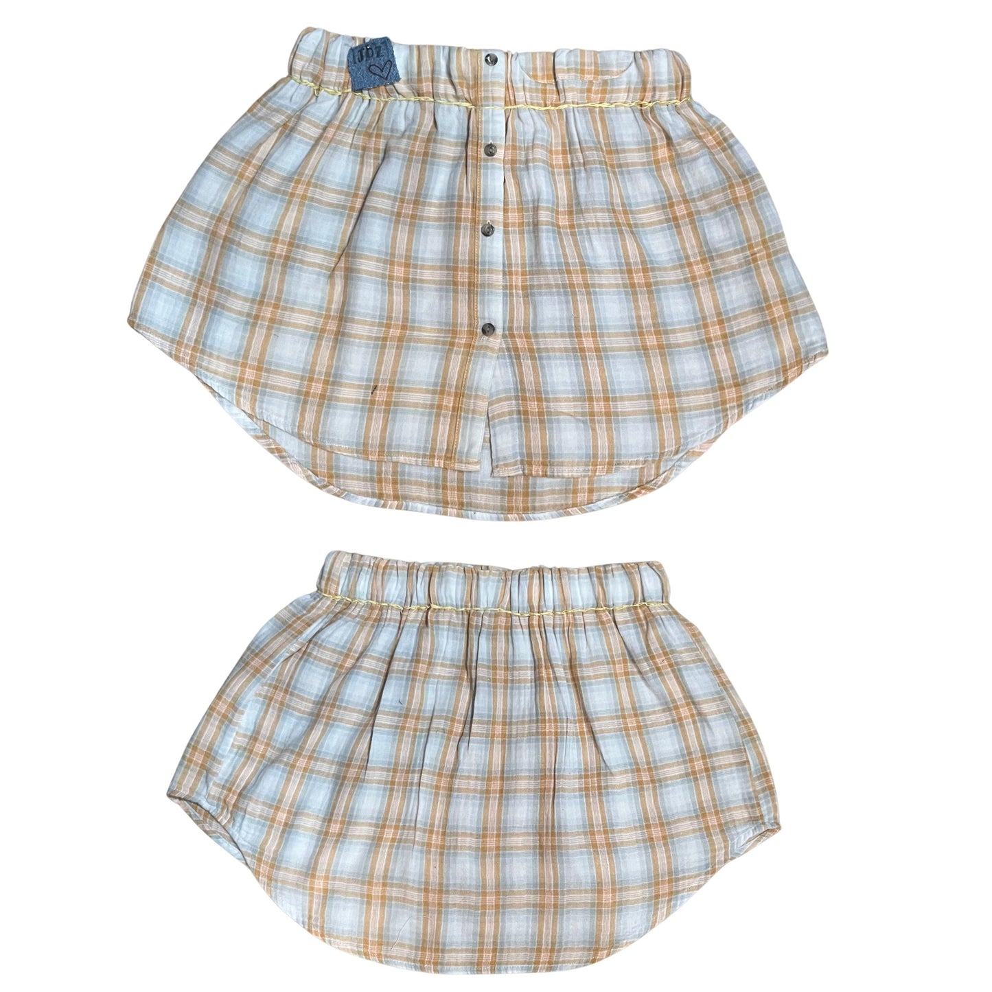 Plaid Tube Top