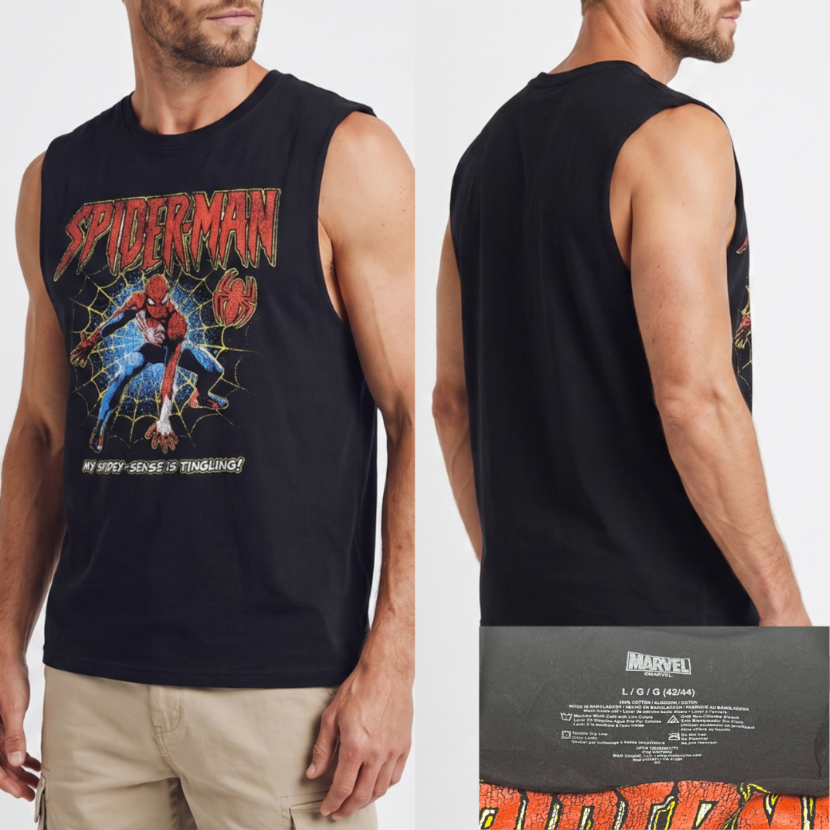 Spiderman Black Tee