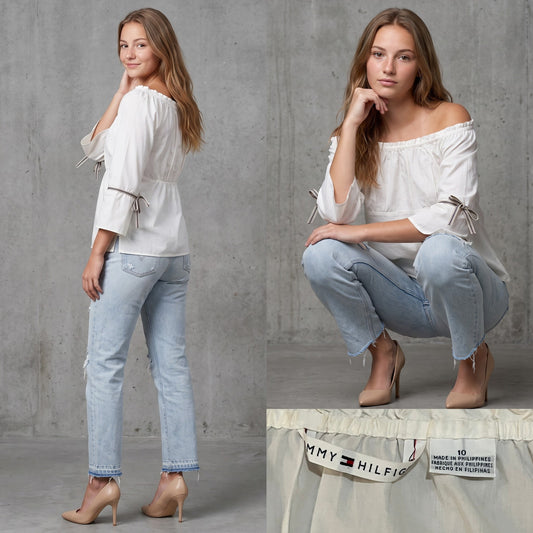 Upcycled Tommy Hilfiger Blouse