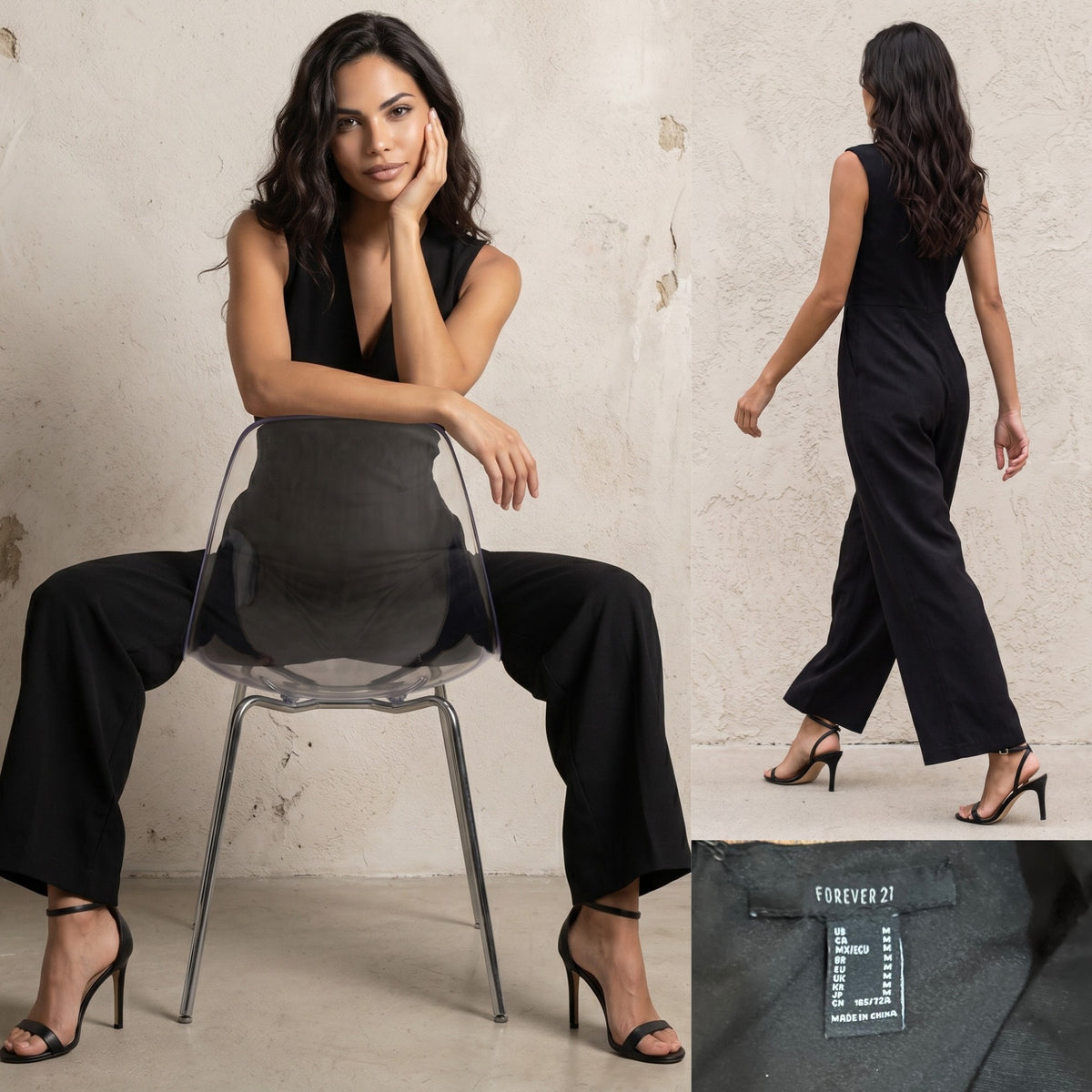 V-Neck Black Jumper