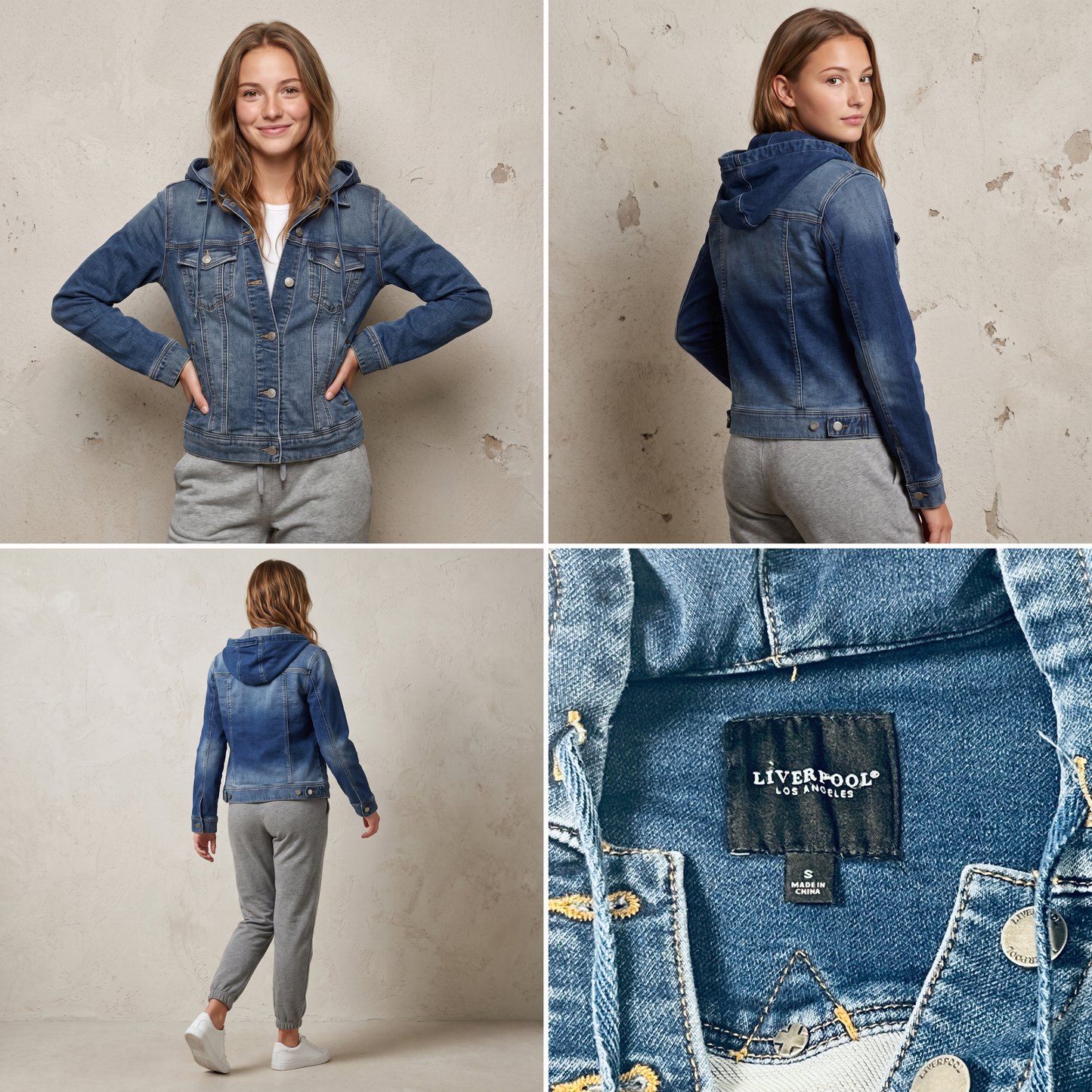 Hoodie Denim Jacket