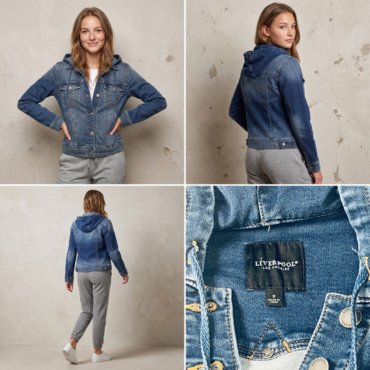 Hoodie Denim Jacket